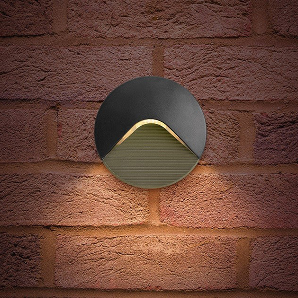 breez round surface led brick light