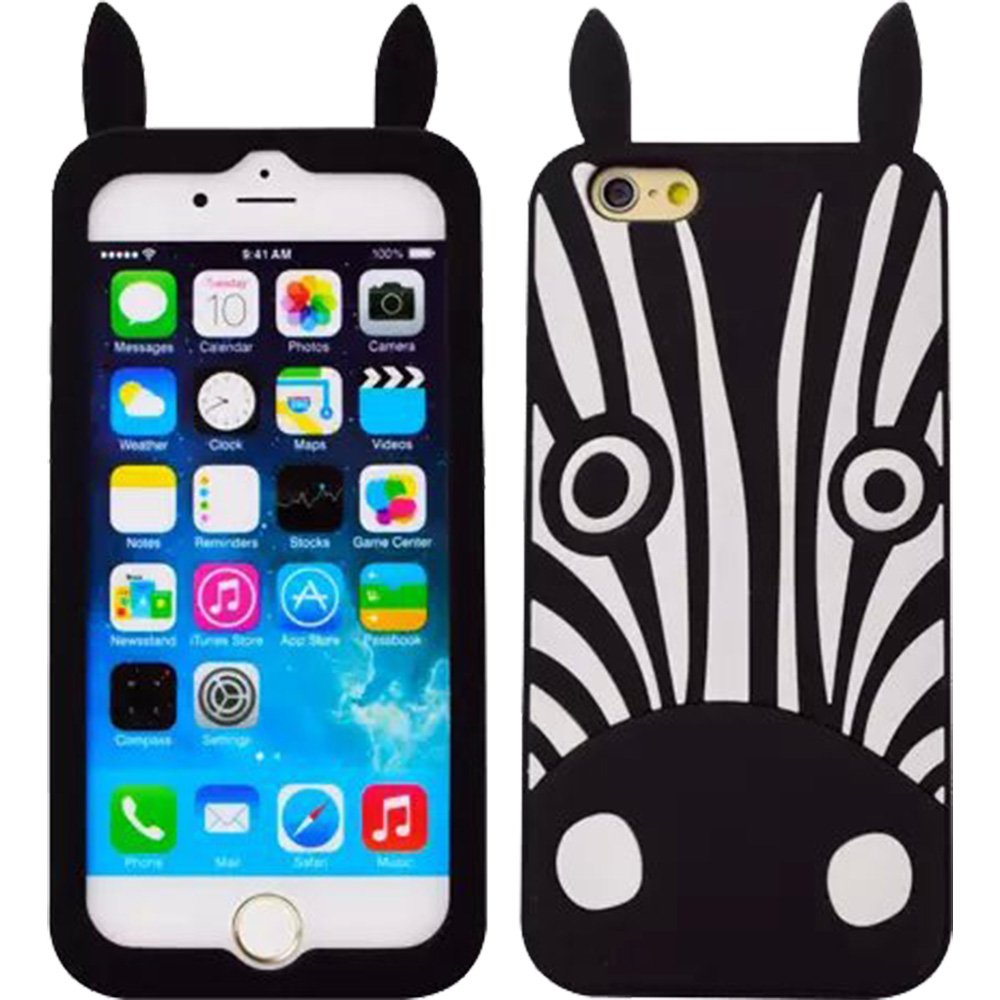 Phone Cases Back Cover Funny Zebra Back cover Apple iPhone 7 ...