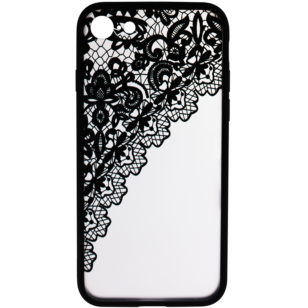 Phone Cases Back Cover Lace Design 2 Back Cover Black Apple Iphone 7 Iphone 8 Quickmobile