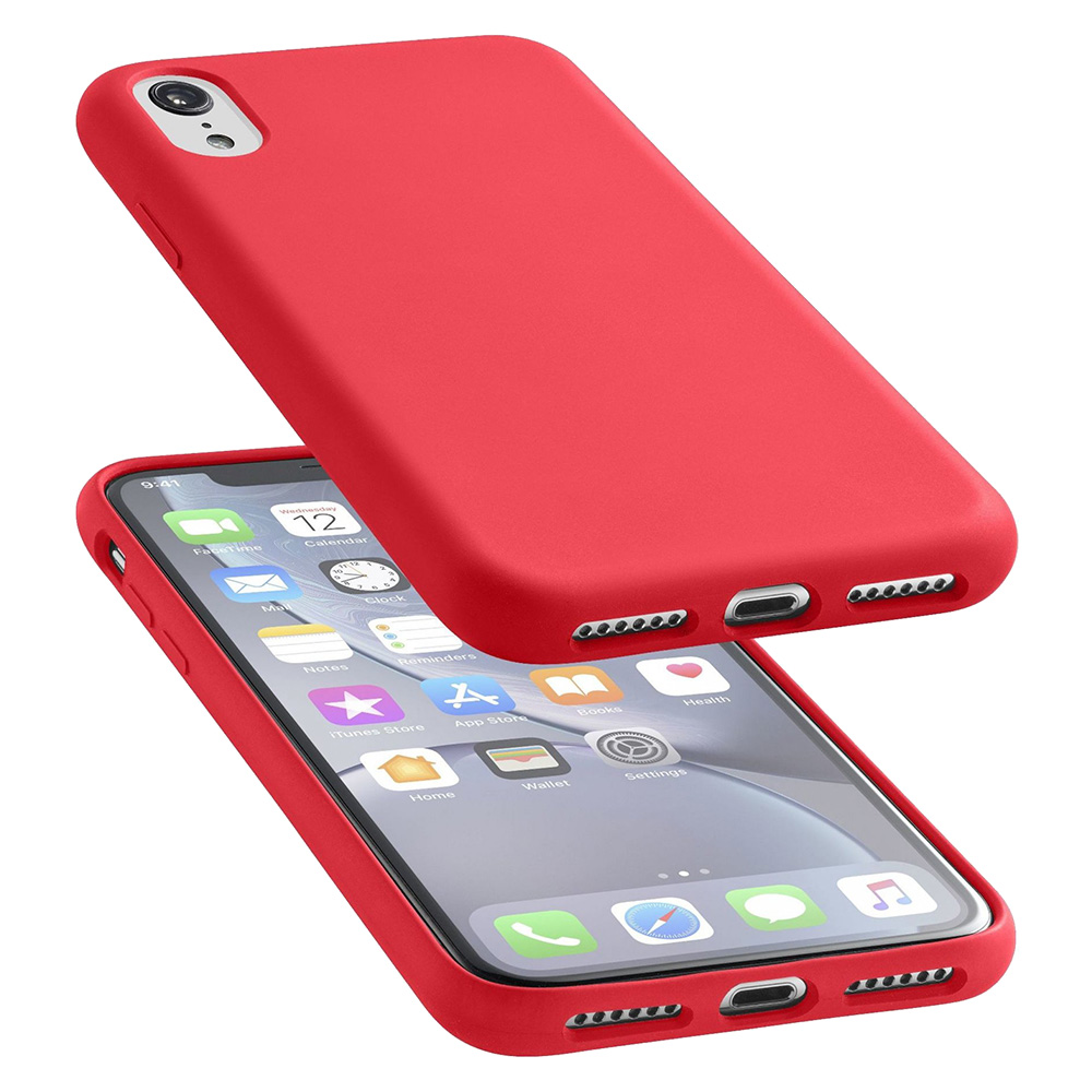 Phone Cases Soft Touch Back Cover Red Apple Iphone Xr 197505