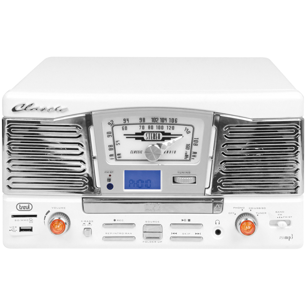 Audio Accessories Tt 1065 E Classic Music System Cd White 1772 Trevi Quickmobile