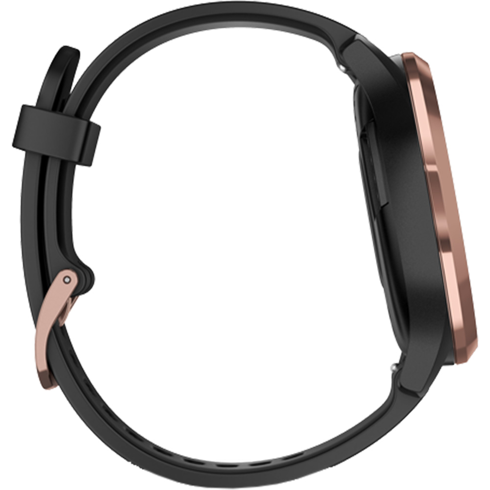 vivomove hr black with rosegold hardware